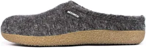 Giesswein Slipper Veitsch - Indoor & Outdoor Felt Slippers with Replaceable Footbed, Non-Slip Wool House slippers, Wool clogs for men & women