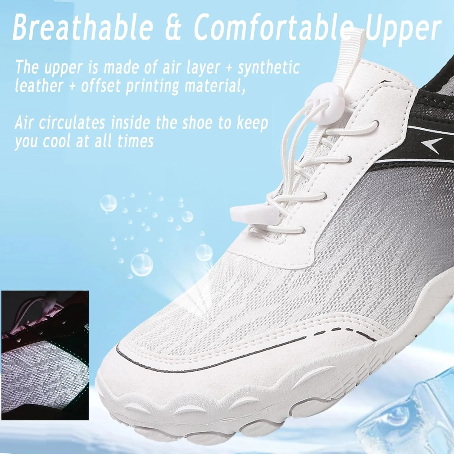 Giltpeak 2025 New Hike Barefoot Shoes Women Men, Vitality Wide Slip-On Minimalist Athletic Quick Dry BareStep Breathable Shoe