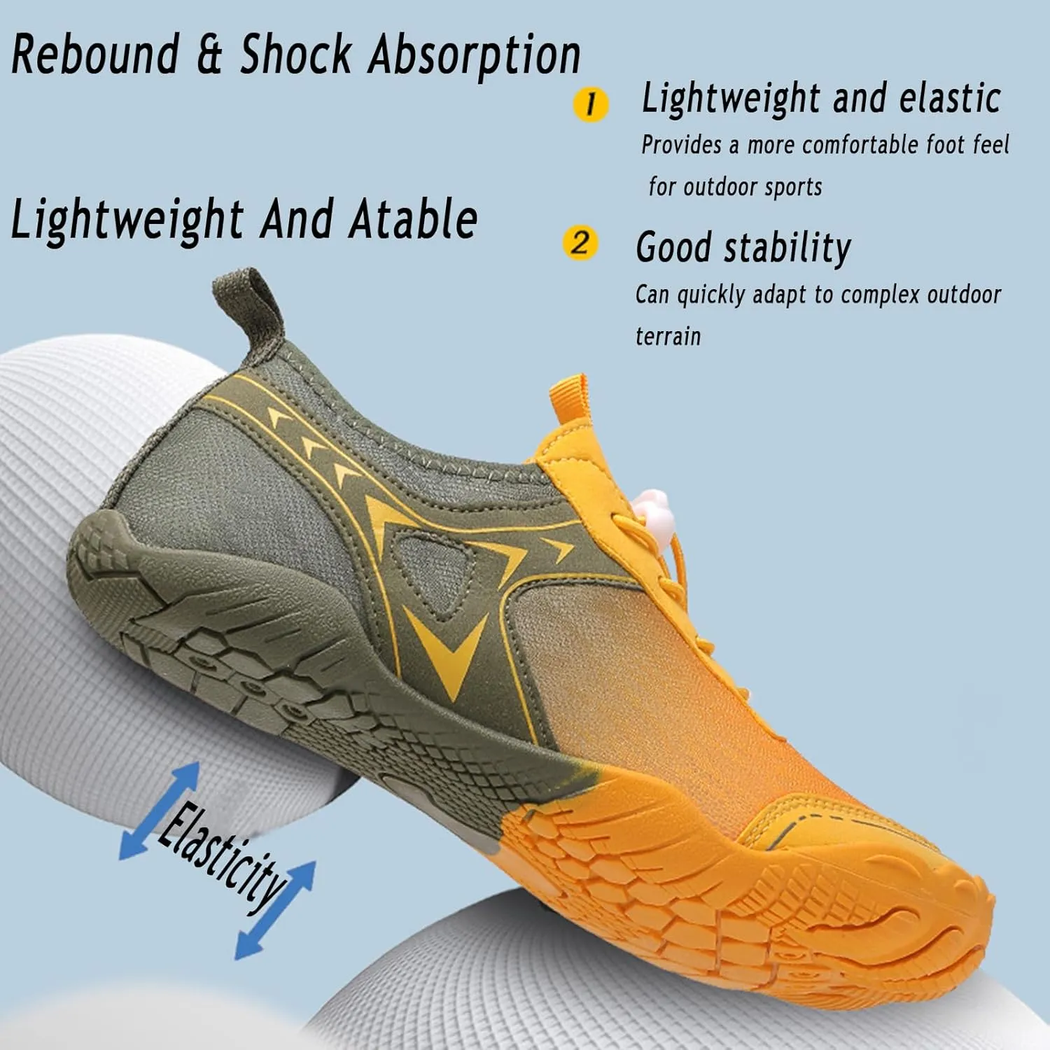 Giltpeak 2025 New Hike Barefoot Shoes Women Men, Vitality Wide Slip-On Minimalist Athletic Quick Dry BareStep Breathable Shoe