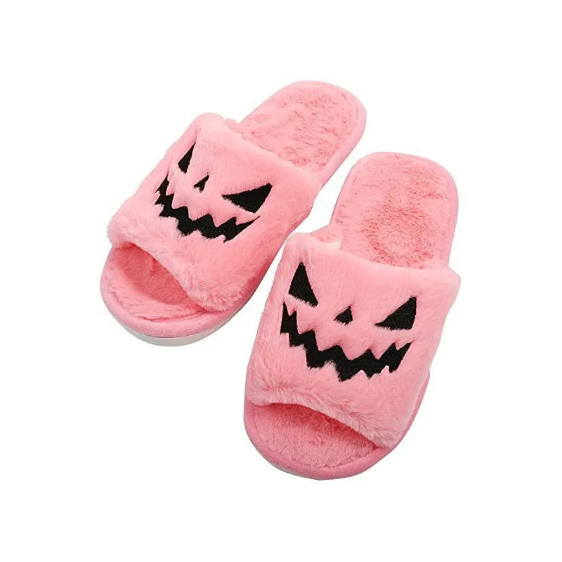 Halloween Pumpkin Lantern Slippers