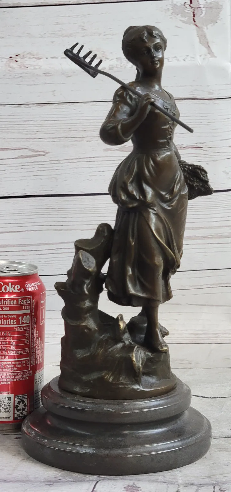 HAND MADE BRONZE Home Art Deco Nouveau LA DANSE DU VIN Signé DESMEURE -