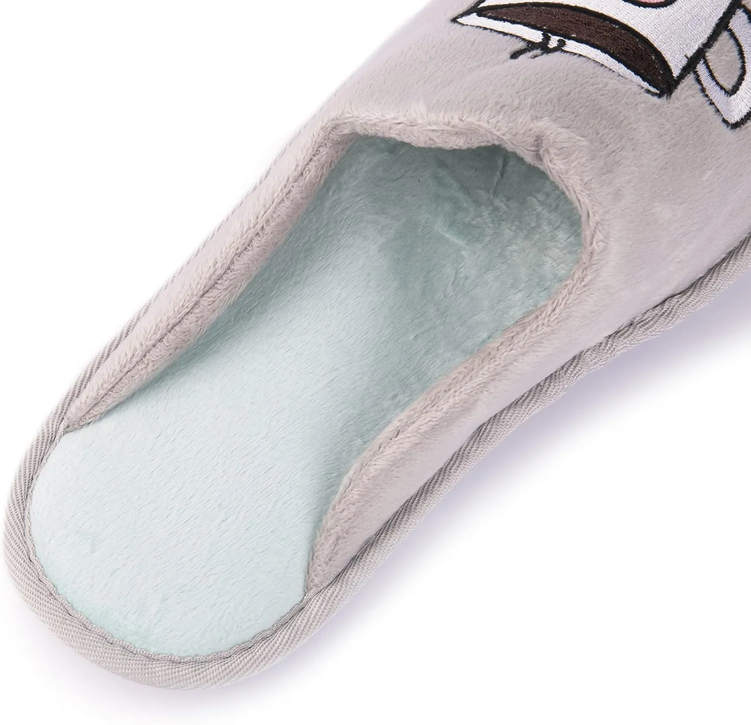 Handcraft Staycation NYC Ladies Funny Quote Scuff Slipper, Plush Non Slip House Slippers for Women, Comfy Soft Sole Bedroom Shoes