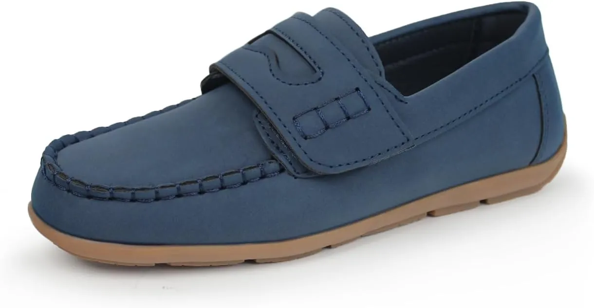 Hawkwell Kids Boys Loafers School Casual Boat Shoes(Toddler/Little Kid)