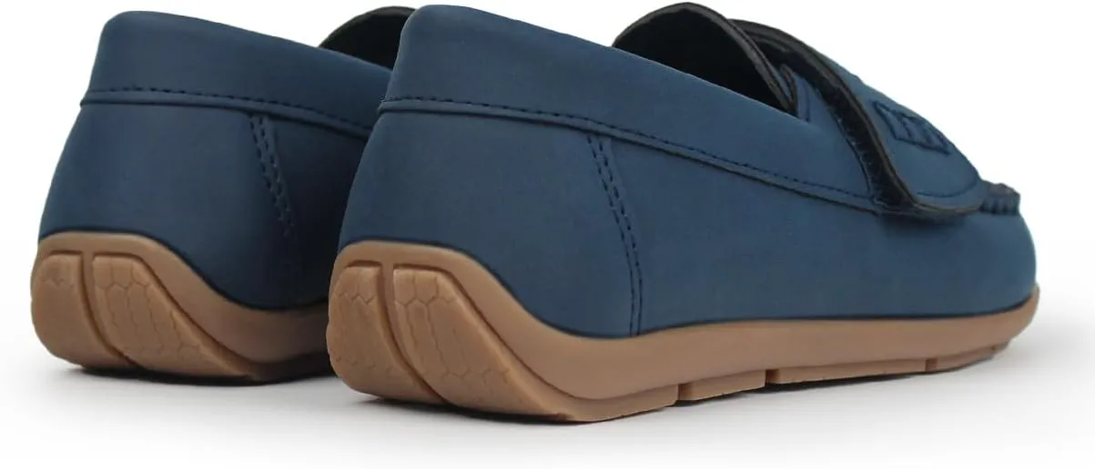 Hawkwell Kids Boys Loafers School Casual Boat Shoes(Toddler/Little Kid)