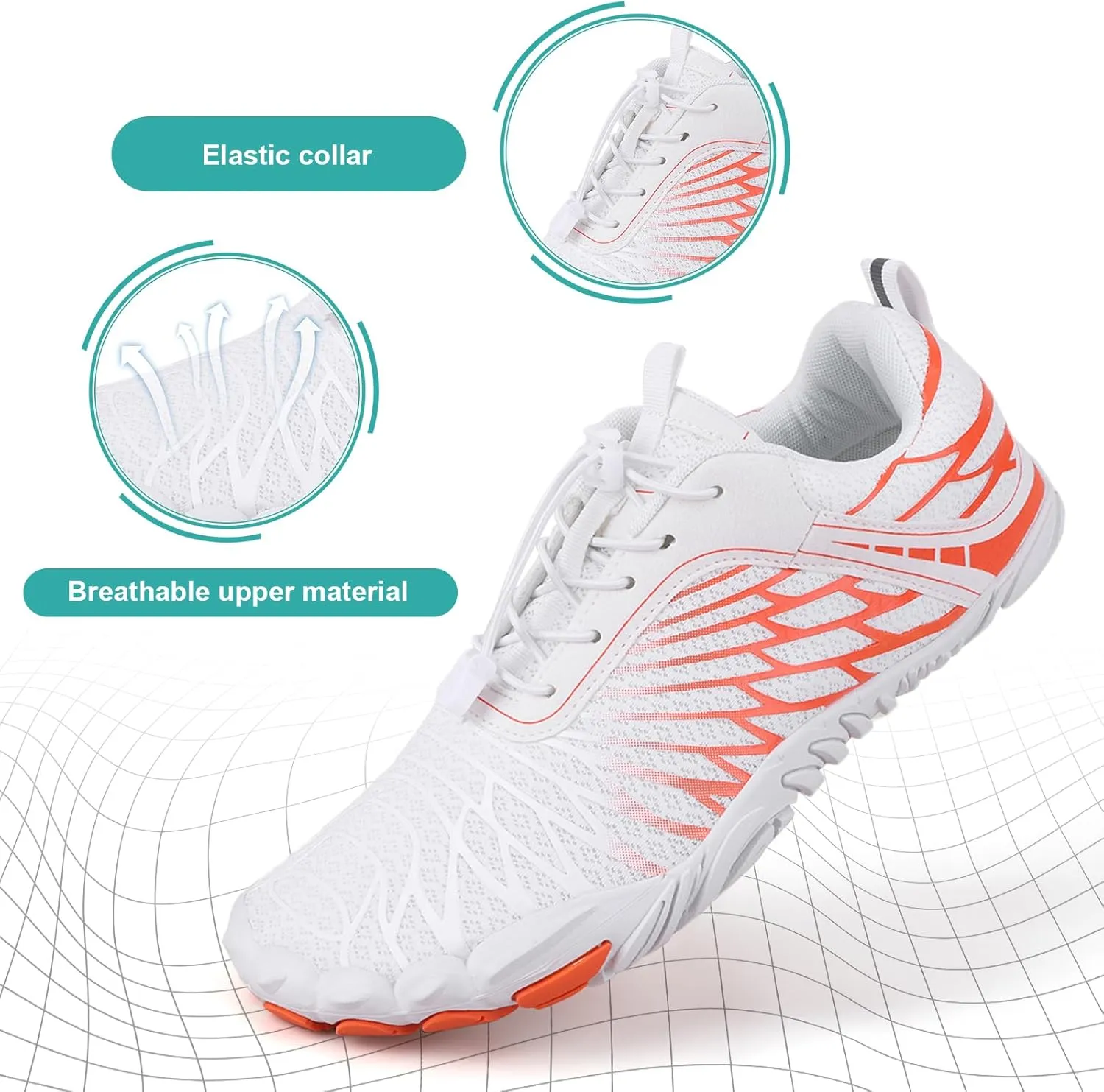 Hike Barefoot Shoes Women Men Non-Slip Healthy Barefoot Shoes Womens Mens Breathable Fashion Trail Rnning Hiking Shoe Womens Mens Wide Toe Zero Drop Shoe