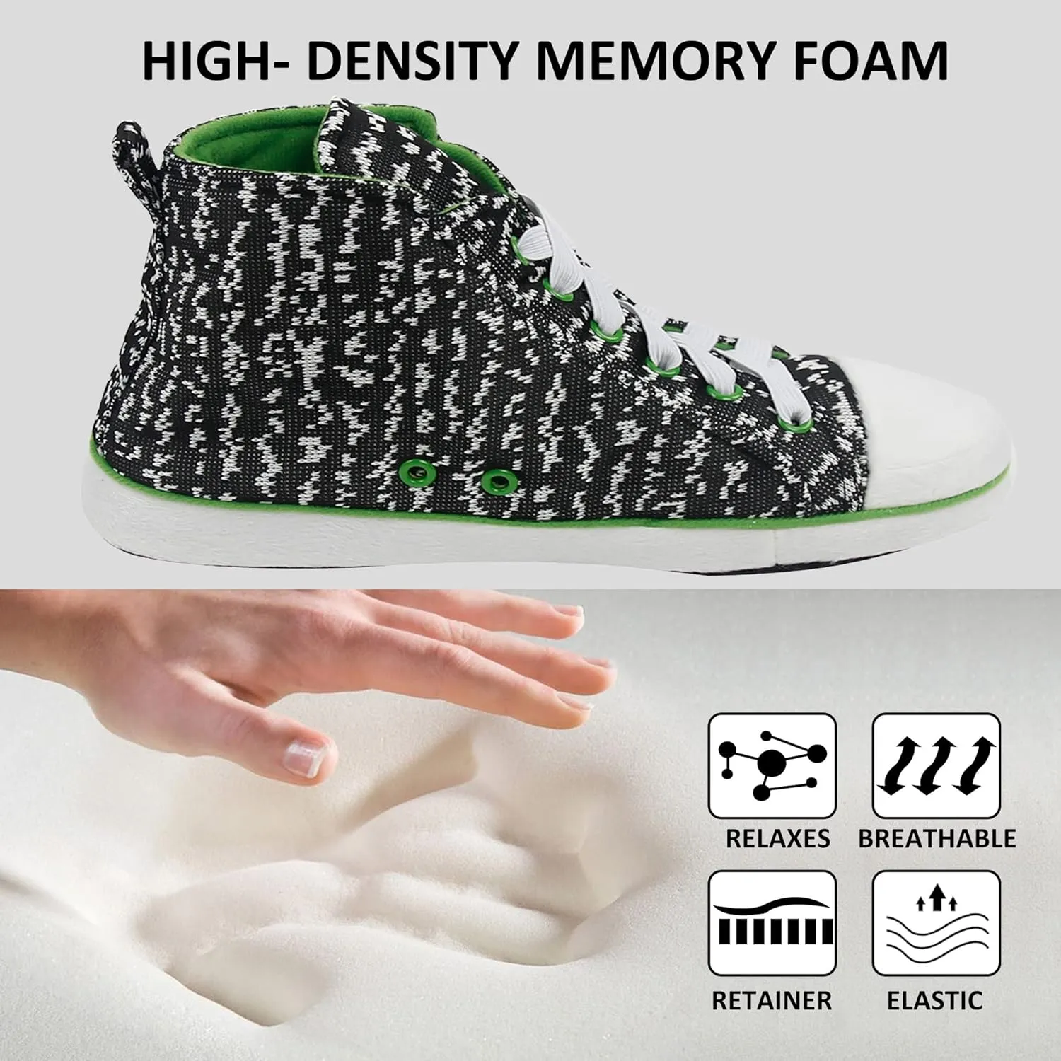 House Sneaker Slippers for Men Warm Winter Funny Cozy Indoor Sneakers Slipper Shoes Boys