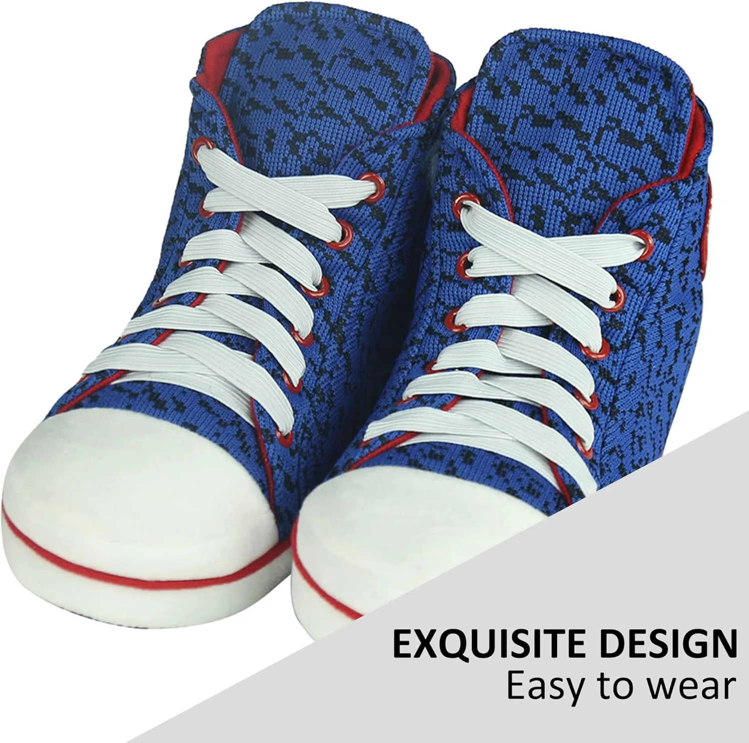 House Sneaker Slippers for Men Warm Winter Funny Cozy Indoor Sneakers Slipper Shoes Boys
