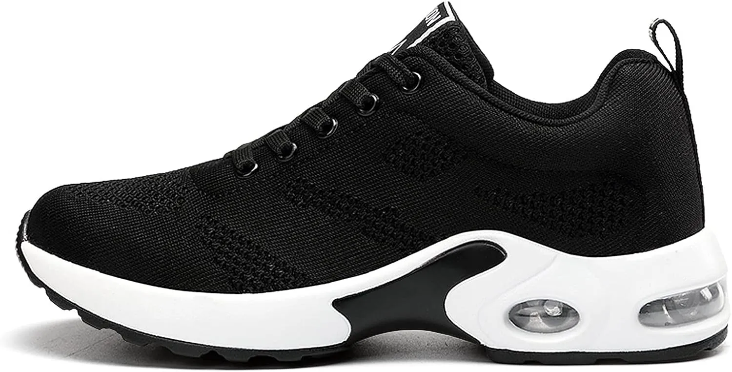 ihinzry Women's Air Running Shoes Lightweight Comfortable Non-Slip Walking Shoe Outdoor Breathable Fashion Mesh Sneakers