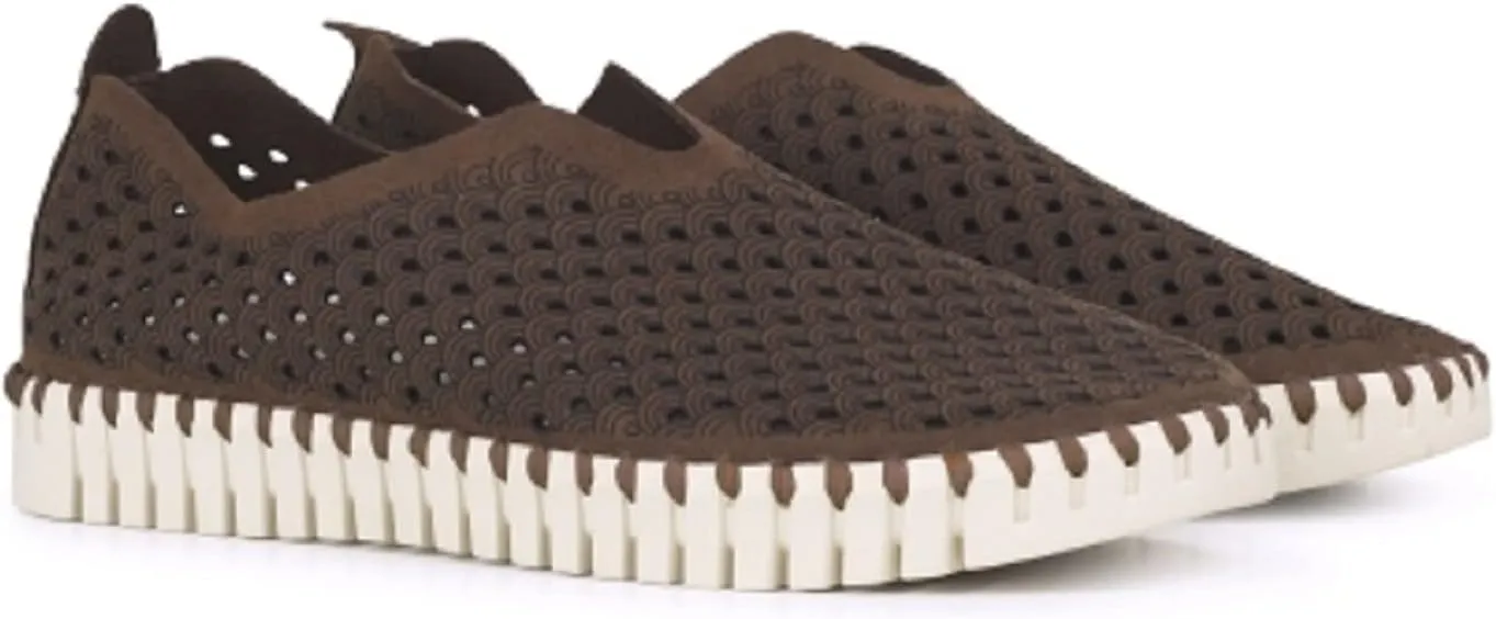 Ilse Jacobsen HORNBÆK Women's Tulip 139 Flat | Slip-On | Low-Top |Brown|40 EU/10 M US