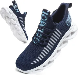 Jakcuz Women's Lace Up Walking Shoes Breathable Ultra Lightweight Sport Casual Ladies Girls Fashion Platform Sneakers
