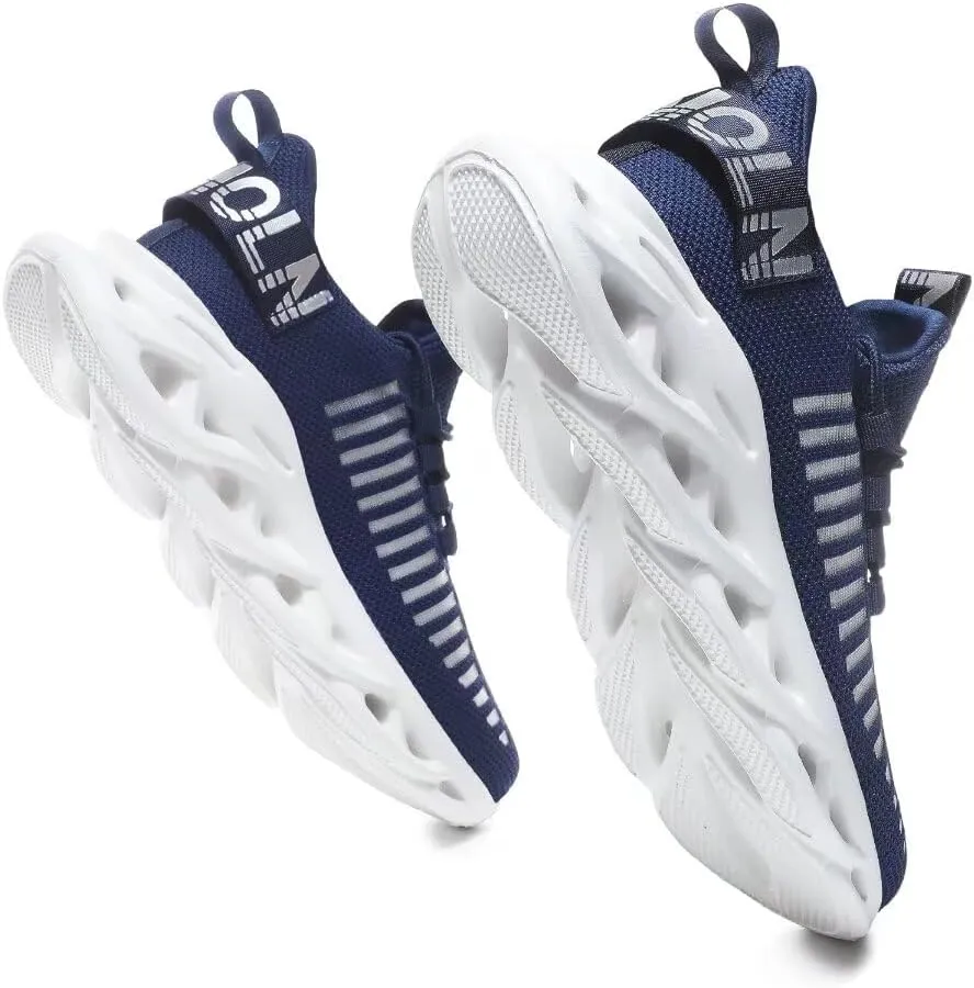 Jakcuz Women's Lace Up Walking Shoes Breathable Ultra Lightweight Sport Casual Ladies Girls Fashion Platform Sneakers