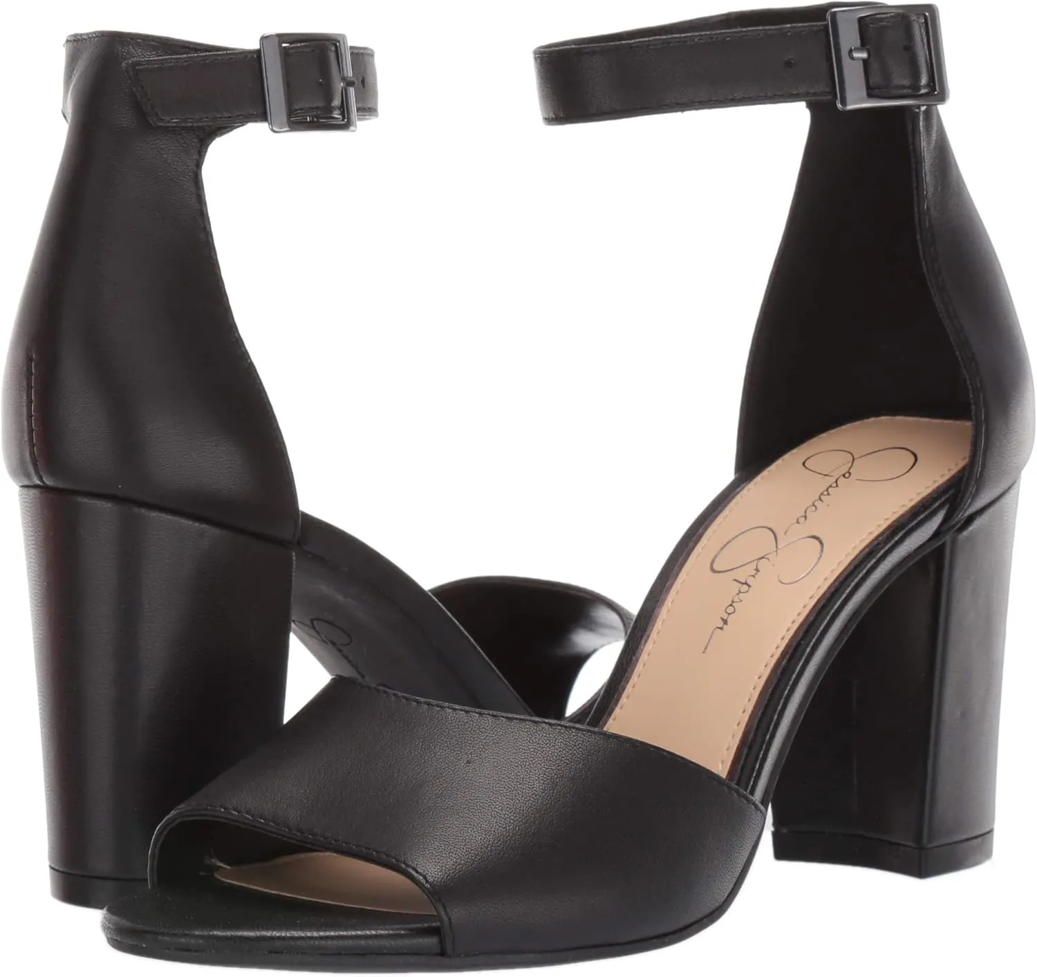 Jessica Simpson Women's Sherron Ankle Strap Block Heel Sandals