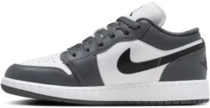 Jordan Big Kid's 1 Low White/Black-Iron Grey (553560 152) - 6