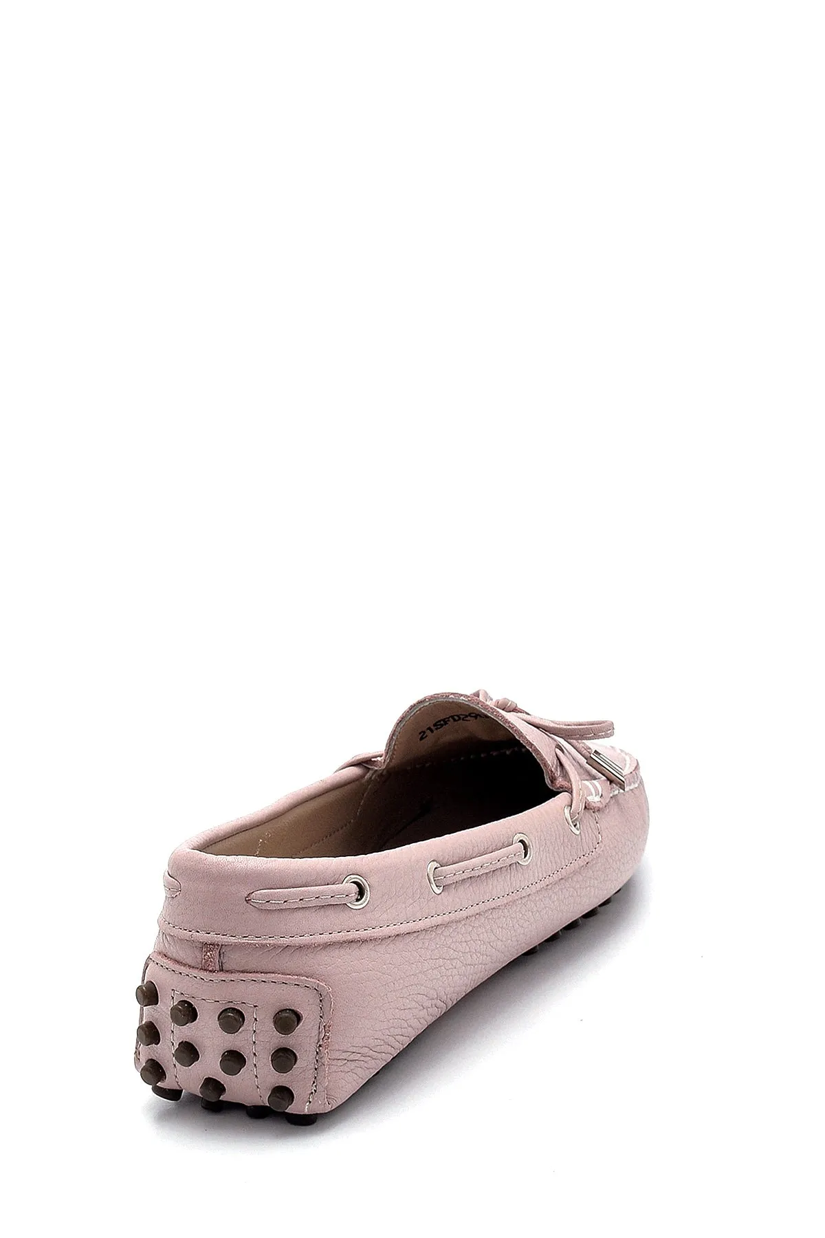 Kadın Deri Fiyonk Detaylı Loafer