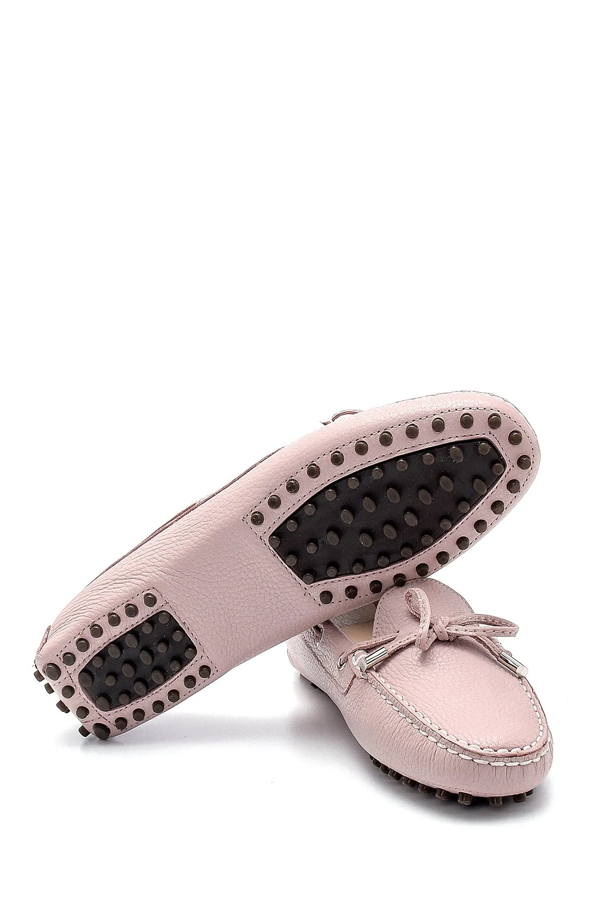 Kadın Deri Fiyonk Detaylı Loafer