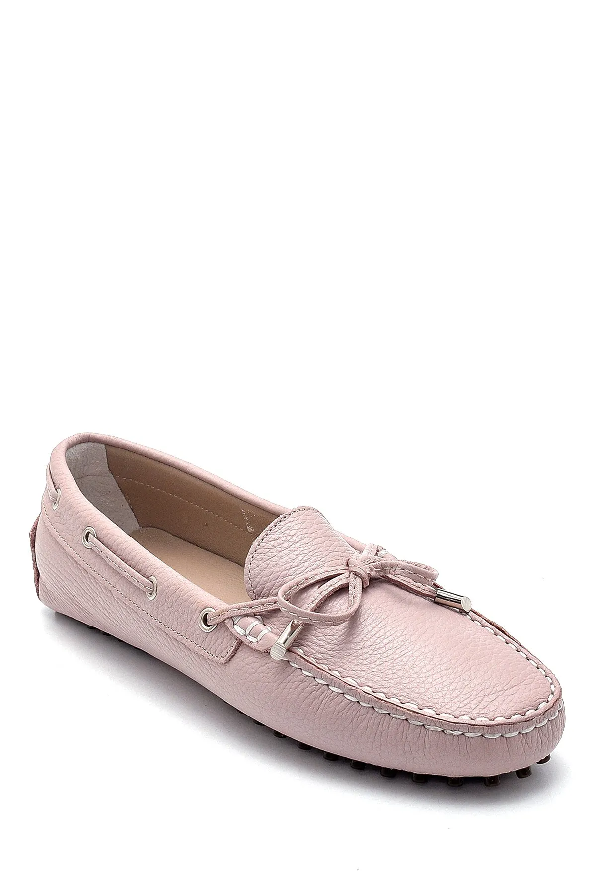 Kadın Deri Fiyonk Detaylı Loafer