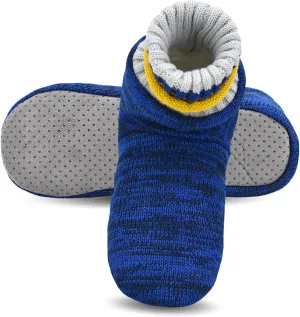 Keyela Slipper Socks Soft Cozy Thick House Indoor Boot Sock Shoes with Anti-Skid Bottom Soles for Men's