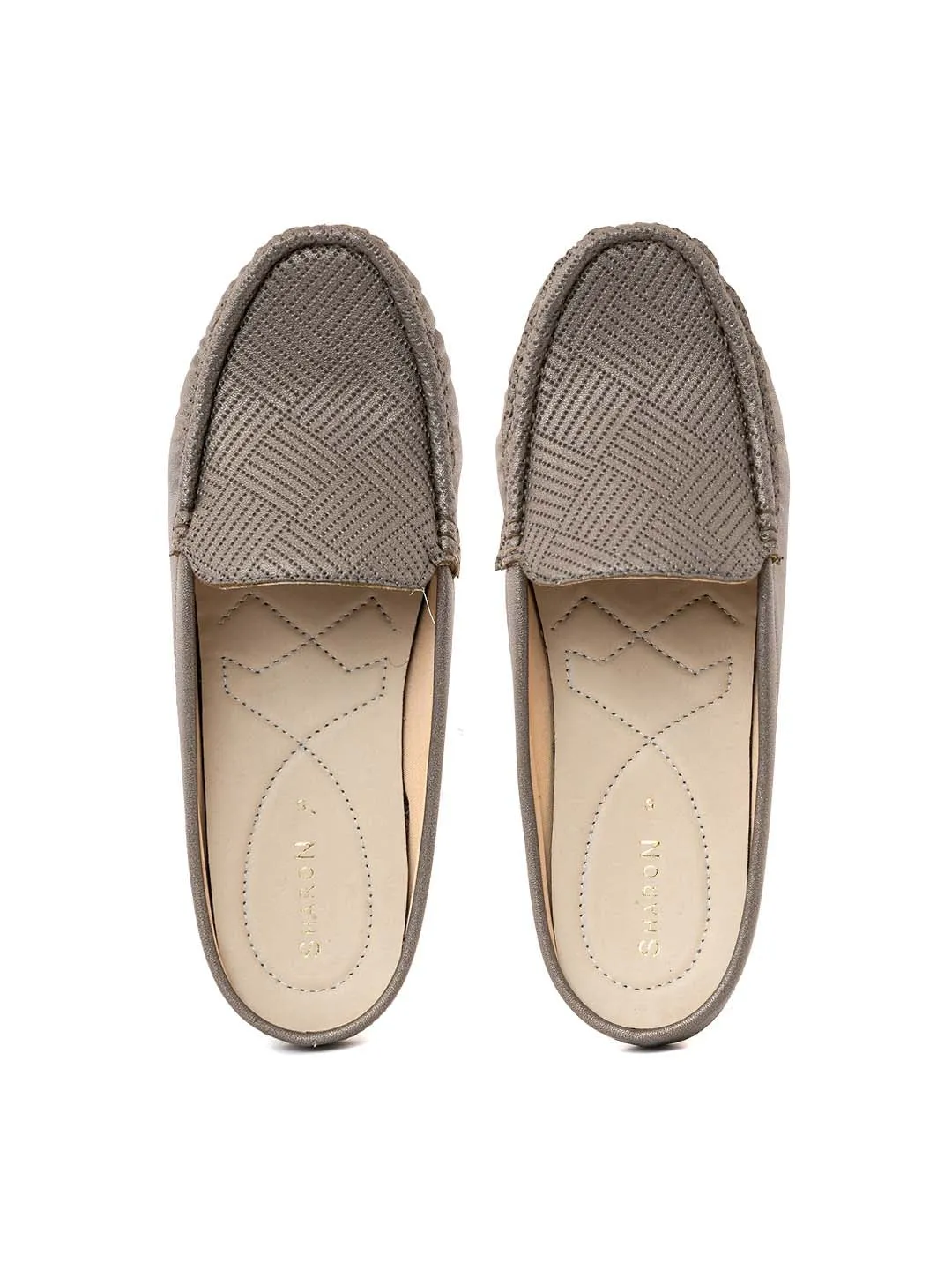 Khadim Sharon Flat Loafer Mule Slip On Sandal for Women