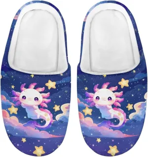 Kids Winter Slippers Bedroom Cute Casual Plush House Slippers Non Slip