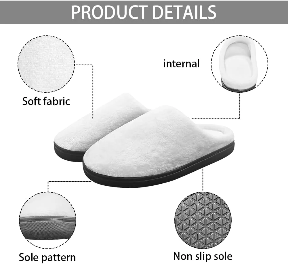 Kids Winter Slippers Bedroom Cute Casual Plush House Slippers Non Slip