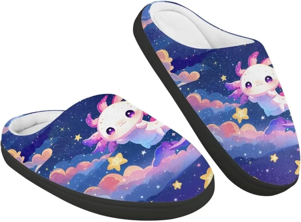 Kids Winter Slippers Bedroom Cute Casual Plush House Slippers Non Slip