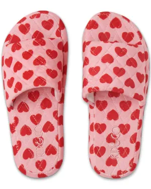 Kip & Co I Heart You Quilted Sherpa Adult Slippers
