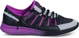 KR Strikeforce Jazz Black/Purple Lightweight Women's Bowling Shoe with Comfort Fit Technology