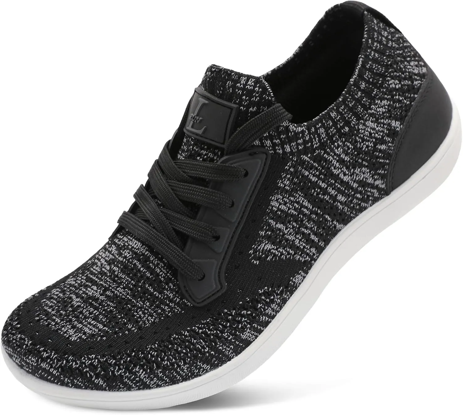 L-RUN Mens Walking Shoes Wide Toe Barefoot Shoes Minimalist Men's Casual Dress Shoes Breathable Zero Drop Fashion Sneakers