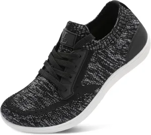 L-RUN Mens Walking Shoes Wide Toe Barefoot Shoes Minimalist Men's Casual Dress Shoes Breathable Zero Drop Fashion Sneakers