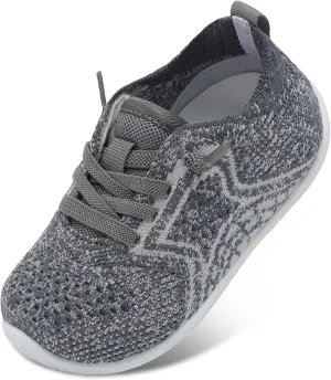 L-RUN Toddler Boys Girls Tennis Shoes Breathable Comfortable Barefoot Wide Summer School Walking Sneakers Baby First Walking Shoes