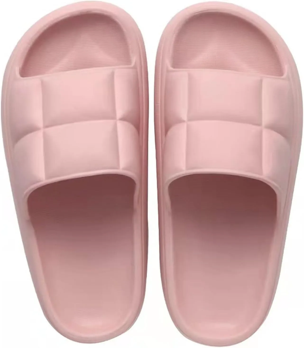 Ladies sandals and slippers Thick Bottom Slippers Men And Women Summer Home Couple Soft Bottom Slippers Bathroom Bath Fashion Cool Outdoor Slippers Tide Men Shower Slippers ( Color : Pink , Size : 42-
