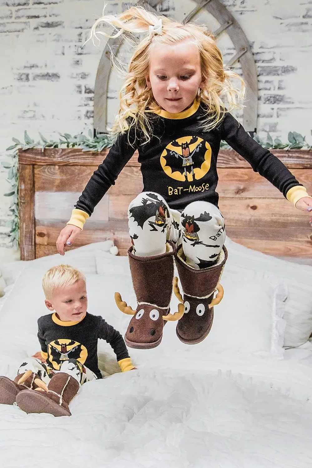 Lazy One Animal Slipper Boots for Kids, Cozy Children's Slippers