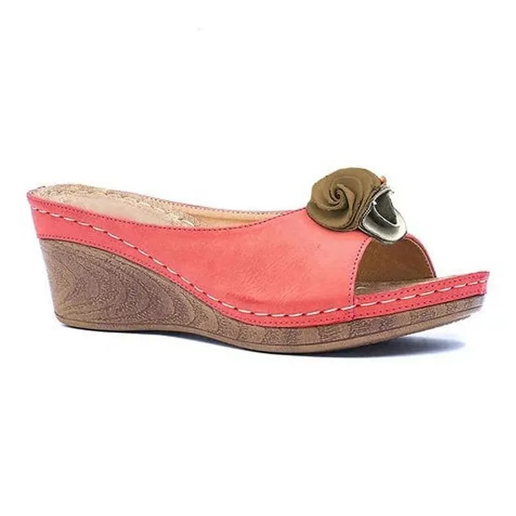 LIDIA | Comfortable Leather Orthopedic Sandal