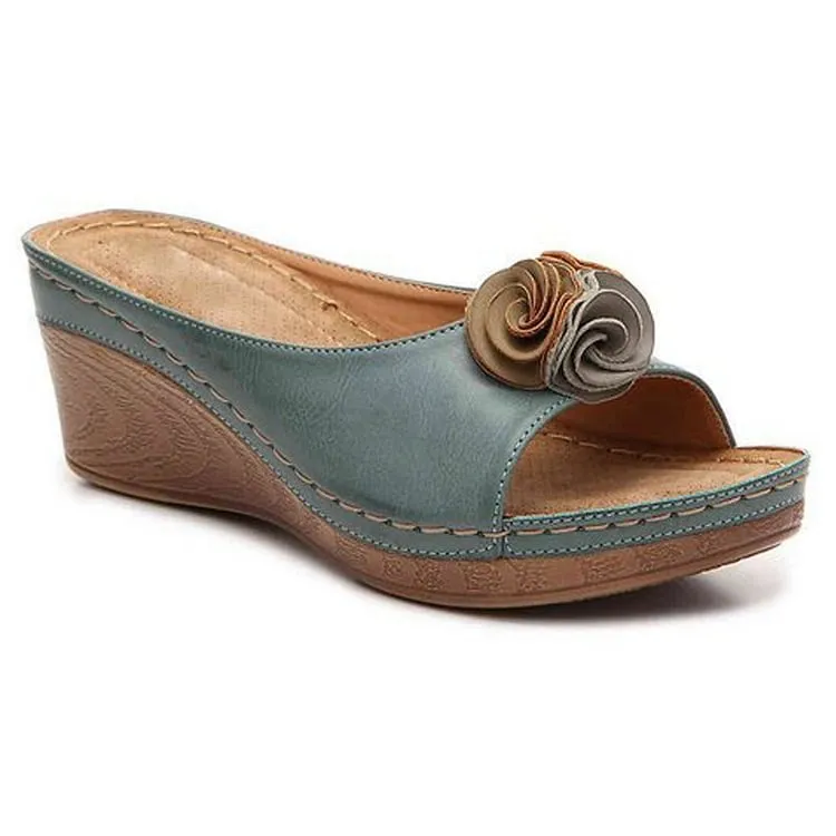 LIDIA | Comfortable Leather Orthopedic Sandal