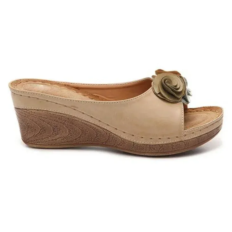 LIDIA | Comfortable Leather Orthopedic Sandal