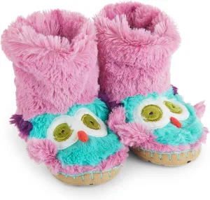 Little Blue House by Hatley Girls' Hi-top Slouch Animal Slipper