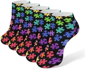 Low Cut Ankle Socks No Show Short Athletic for Men 5 Pairs