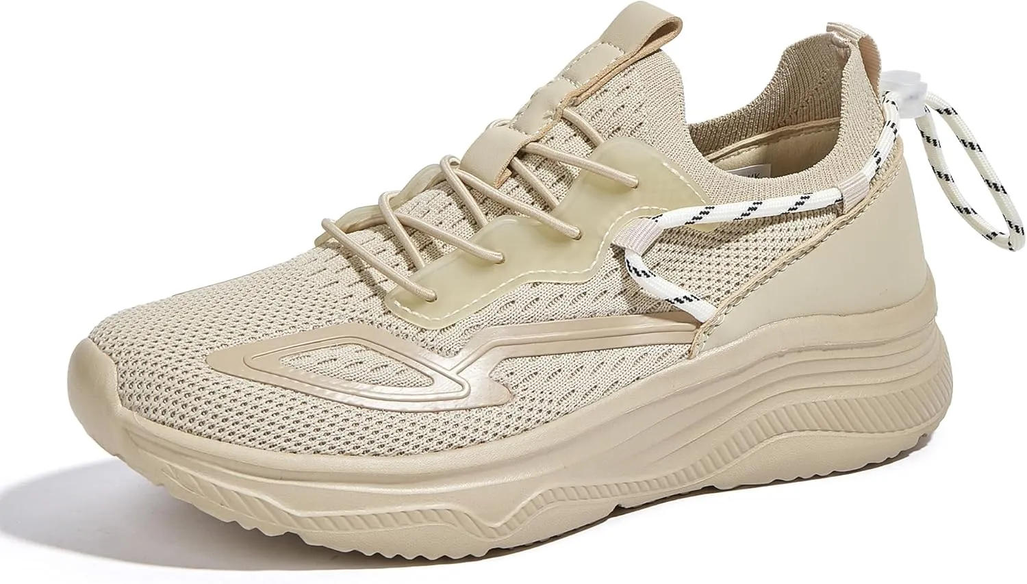 LUCKY STEP Women's Slip On Walking Shoes Mesh Tennis Workout Comfortable Lightweight Athletic Gym Trainers Stylish Breathable Fashion Sneakers