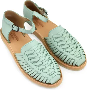 Macarena Collection Womens Shoes Leather Sandals Ankle for Women | Huarache Handmade Mexican Sandals Women | Comfortable & Stylish Womens Sandals 3050 Ankle Strap