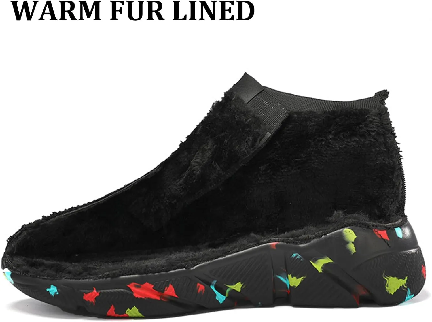 Men's High Top Breathable Sock Walking Shoes Casual Slip On Lightweight Soft Sole Fashion Sneakers Comfortable Work Gym Running Athletic Shoes
