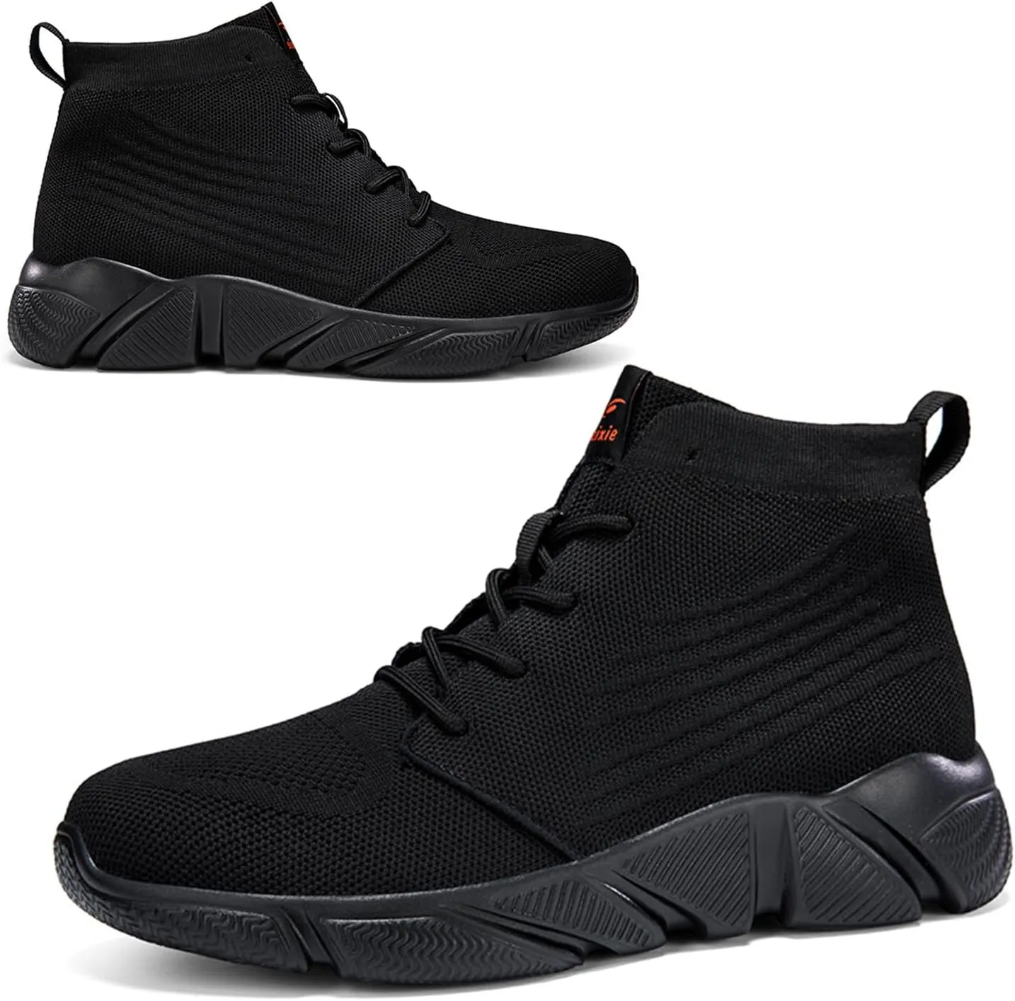 Men's High Top Breathable Sock Walking Shoes Casual Slip On Lightweight Soft Sole Fashion Sneakers Comfortable Work Gym Running Athletic Shoes