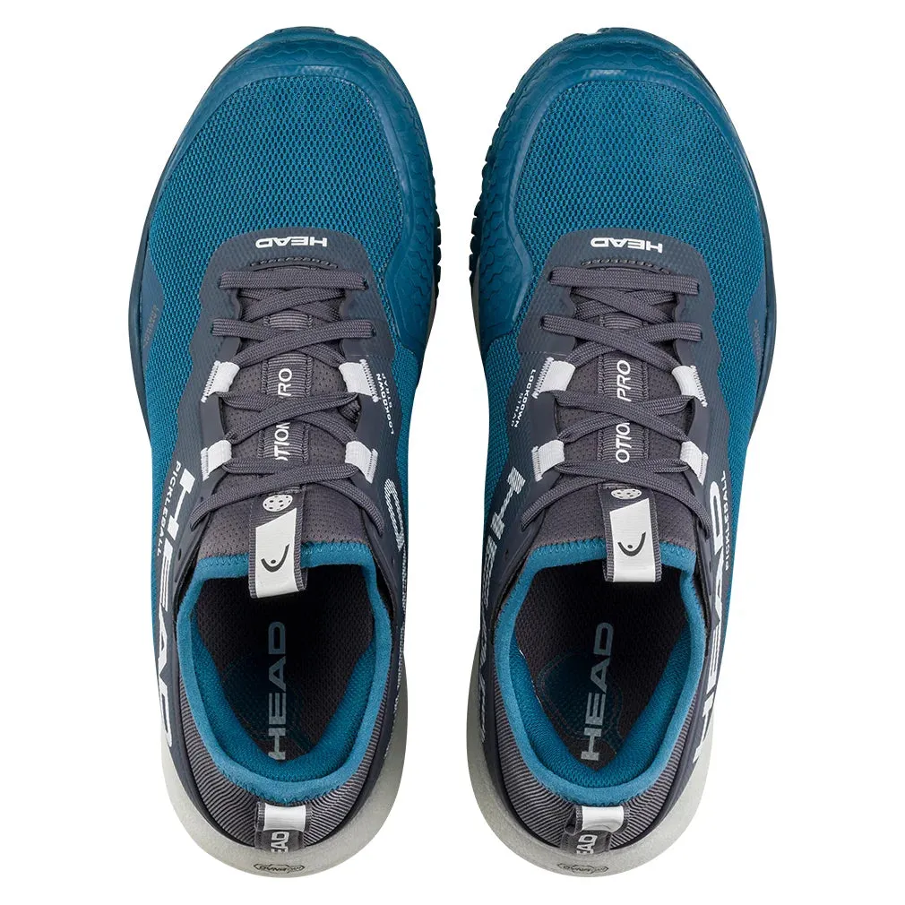 Men`s Motion Pro Pickleball Shoes Twilight Blue and White