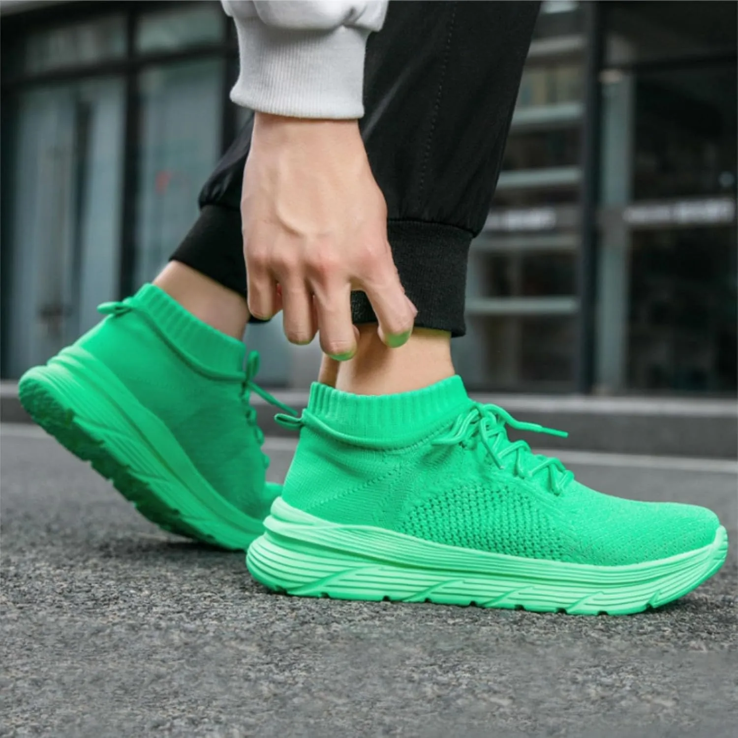 Mens Oxfords Lace-Up Lightweight Casual Walking Shoes Running Shoes for Women Fashion Men's Casual Shoes Men Shoes Sneakers White Tennis Shoe Loafers Shoe