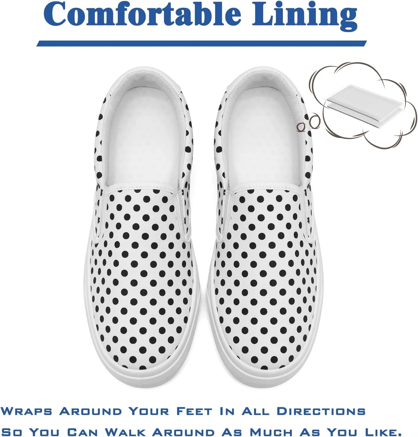 Men's Slip On Loafers Classic Canvas Shoes Casual Comfortable Flat Leisure Vintage Breathable Lightweight Dress Walking Sneakers