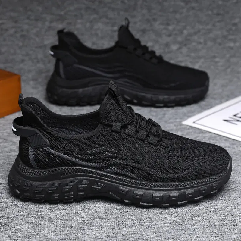 Men's Spring New Slip-On Breathable Knit Sneakers