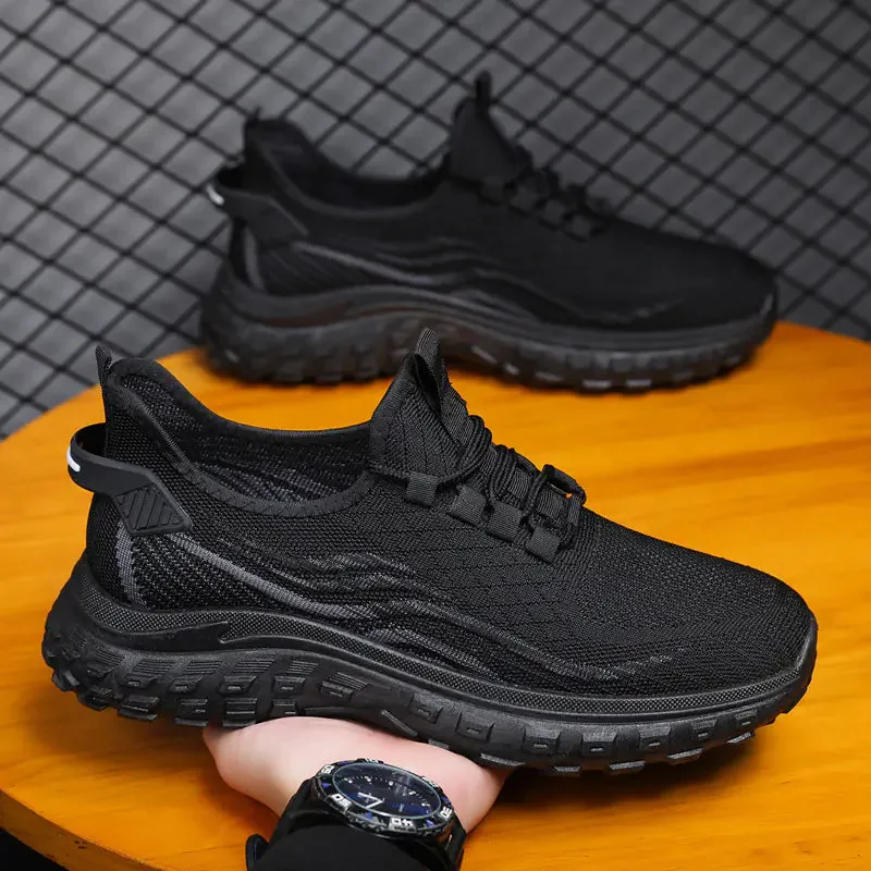 Men's Spring New Slip-On Breathable Knit Sneakers