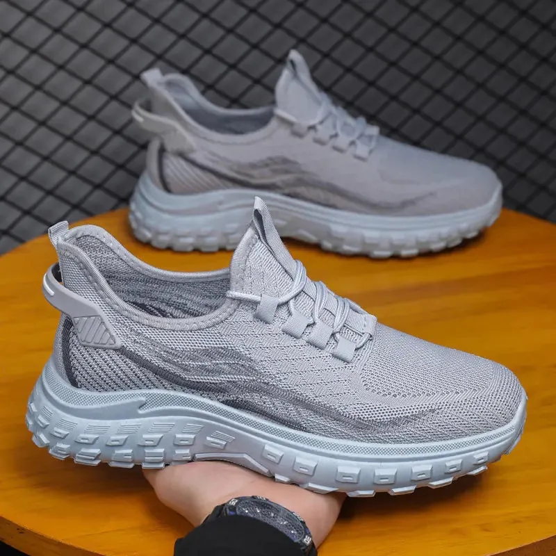 Men's Spring New Slip-On Breathable Knit Sneakers