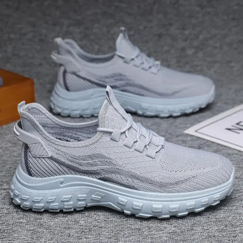 Men's Spring New Slip-On Breathable Knit Sneakers