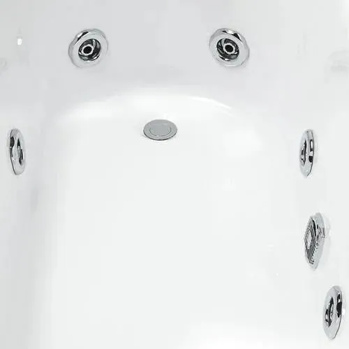 Mesa BT-062 Malibu Freestanding Whirlpool Clawfoot Tub