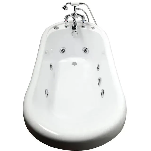 Mesa BT-062 Malibu Freestanding Whirlpool Clawfoot Tub